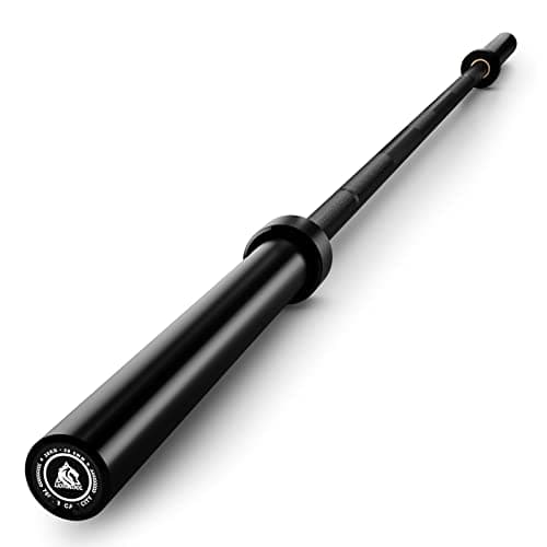 LIONSCOOL LIONSCOOL 7 ft Olympic Barbell (700 lb, Center Knurl)