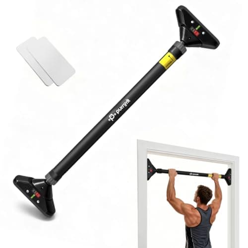 PURRGRIT PURRGRIT Adjustable No-Screw Doorway Pull-Up Bar