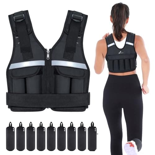Sportneer Sportneer Adjustable Weighted Vest, 2-18 lb