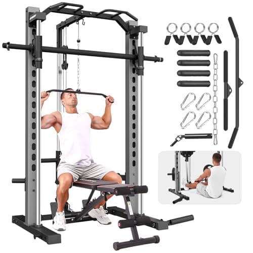 OPPSDECOR OPPSDECOR All-in-One Smith Machine with Lat Pulldown