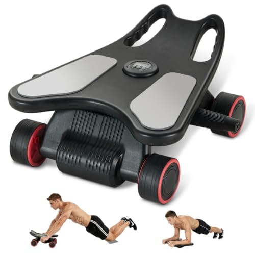 Forkidinnn Forkidinnn Auto-Rebound Ab Roller with Elbow Support