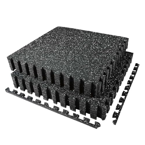 AIRHOP AIRHOP Rubber-Top Interlocking Gym Tiles (48 sq ft)