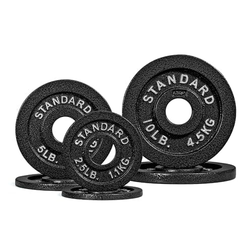 CAP Barbell CAP Cast Iron Olympic Plate Set (2.5 / 5 / 10 lb pairs)