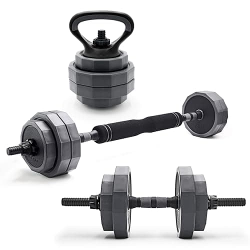CAP Barbell CAP 66 lb Adjustable Dumbbell / Barbell / Kettlebell Set