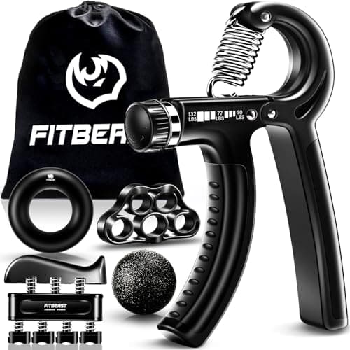 FitBeast FitBeast Grip Strengthener Kit (5-Piece, Adjustable)